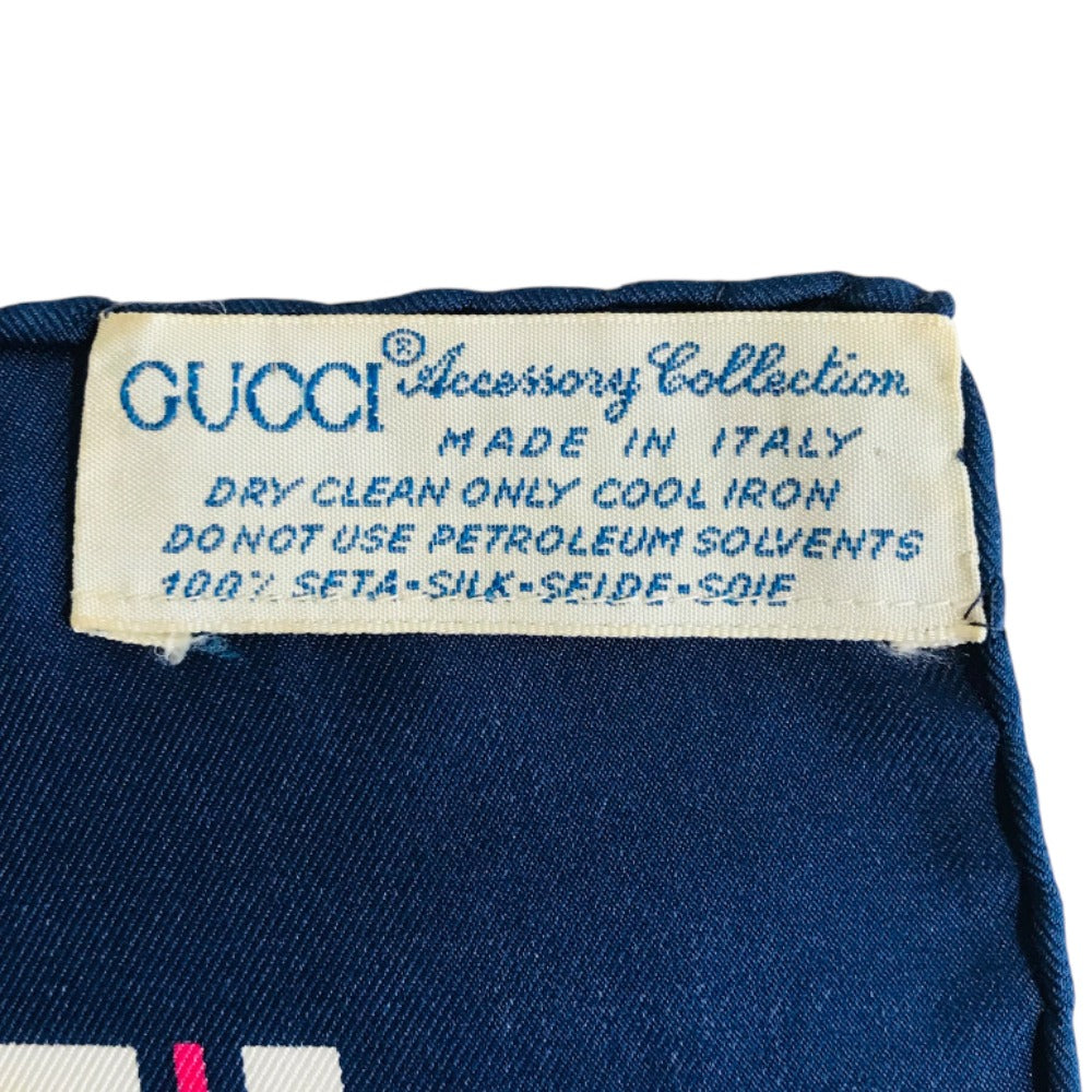 GUCCI scarf silk multicolor