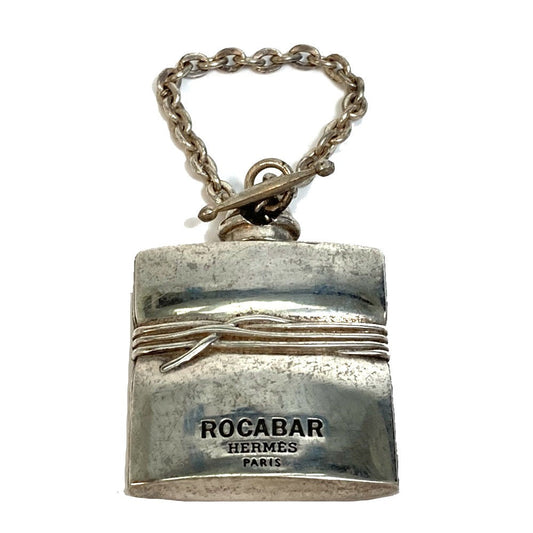 HERMES Bag charm Stainless Steel Silver Accessory Rocabal unisex(Unisex) Used