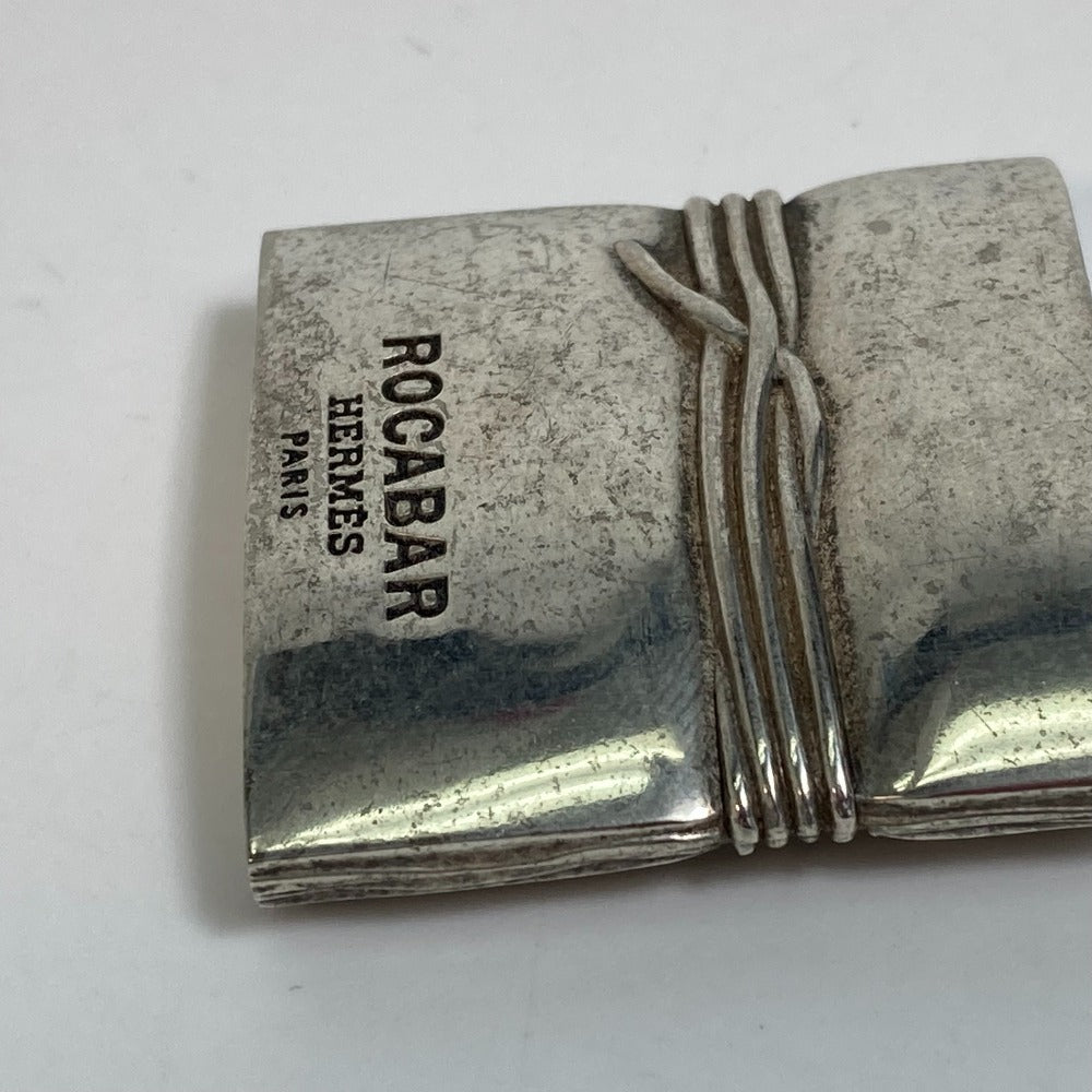 HERMES Bag charm Stainless Steel Silver Accessory Rocabal unisex(Unisex) Used