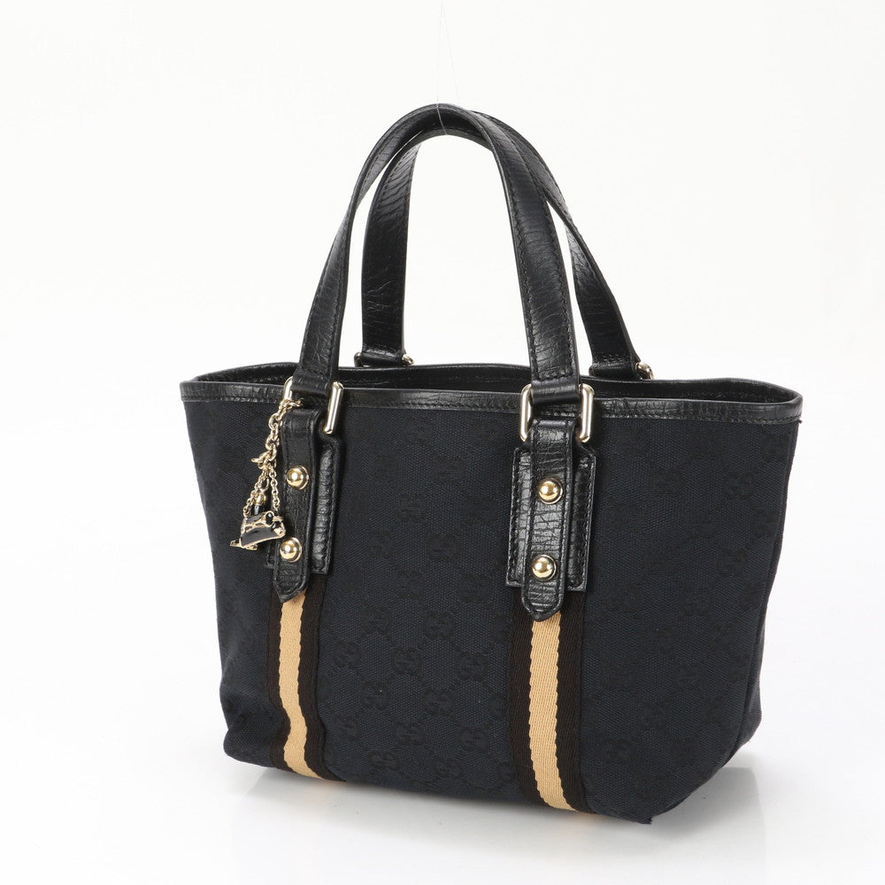 GUCCI Handbag 139261 GG canvas black GG canvas