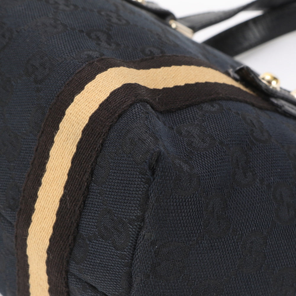 GUCCI Handbag 139261 GG canvas black GG canvas