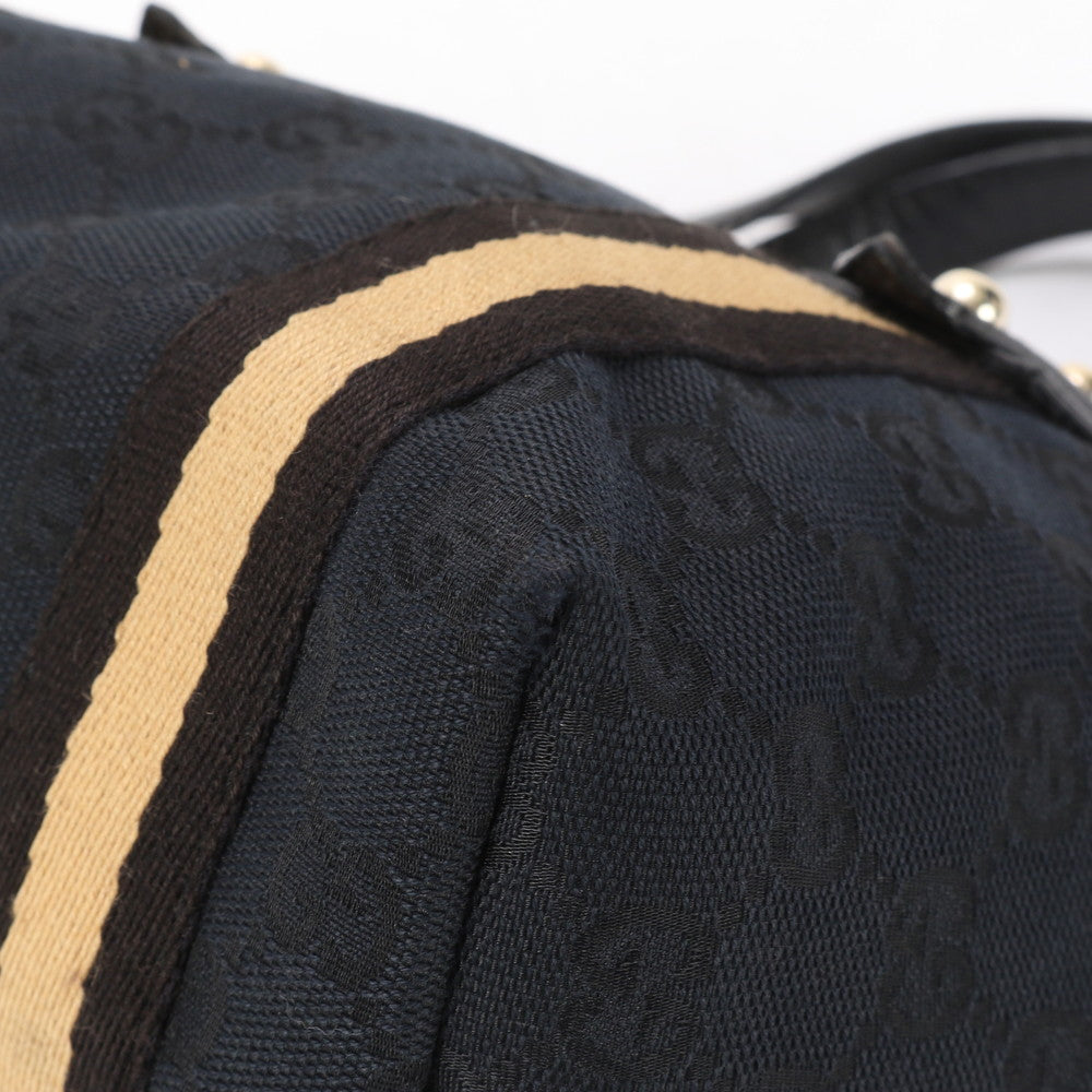 GUCCI Handbag 139261 GG canvas black GG canvas