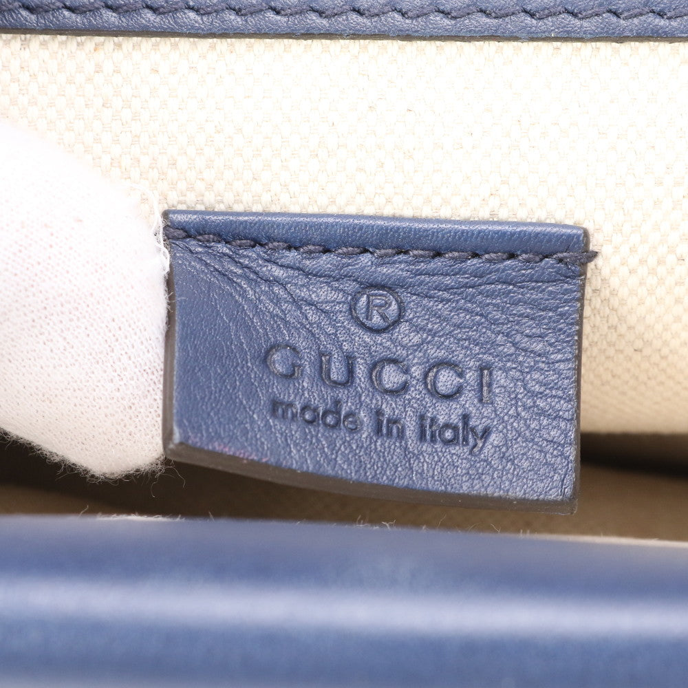 GUCCI Shoulder Bag 421970 leather Red x Beige type