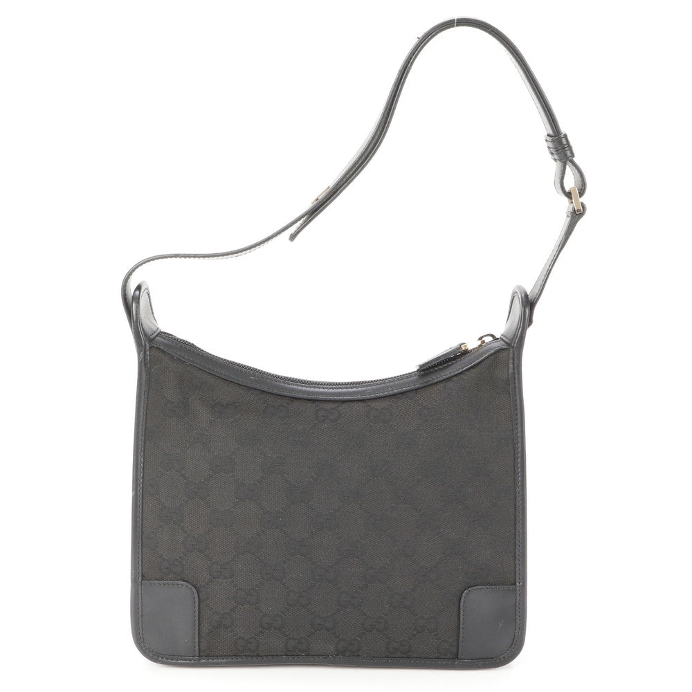 GUCCI Shoulder Bag 001 4206 GG canvas black Sling bag GG canvas