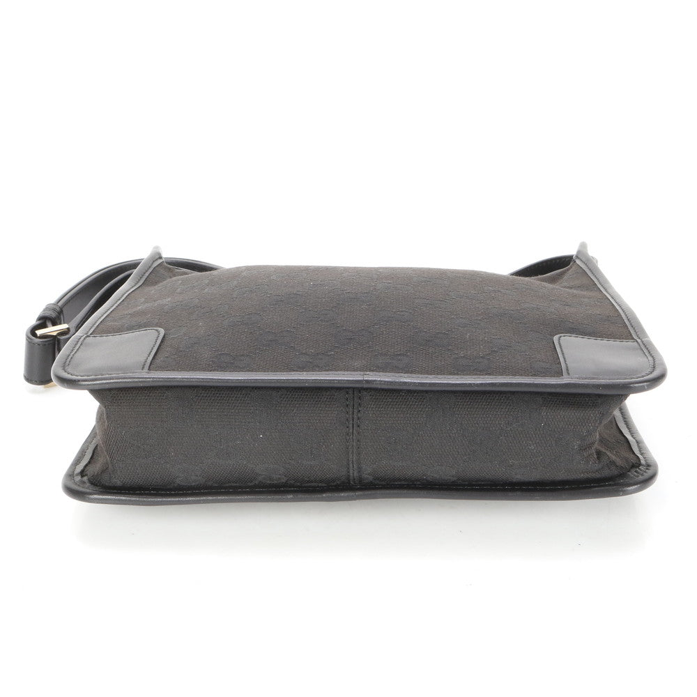 GUCCI Shoulder Bag 001 4206 GG canvas black Sling bag GG canvas