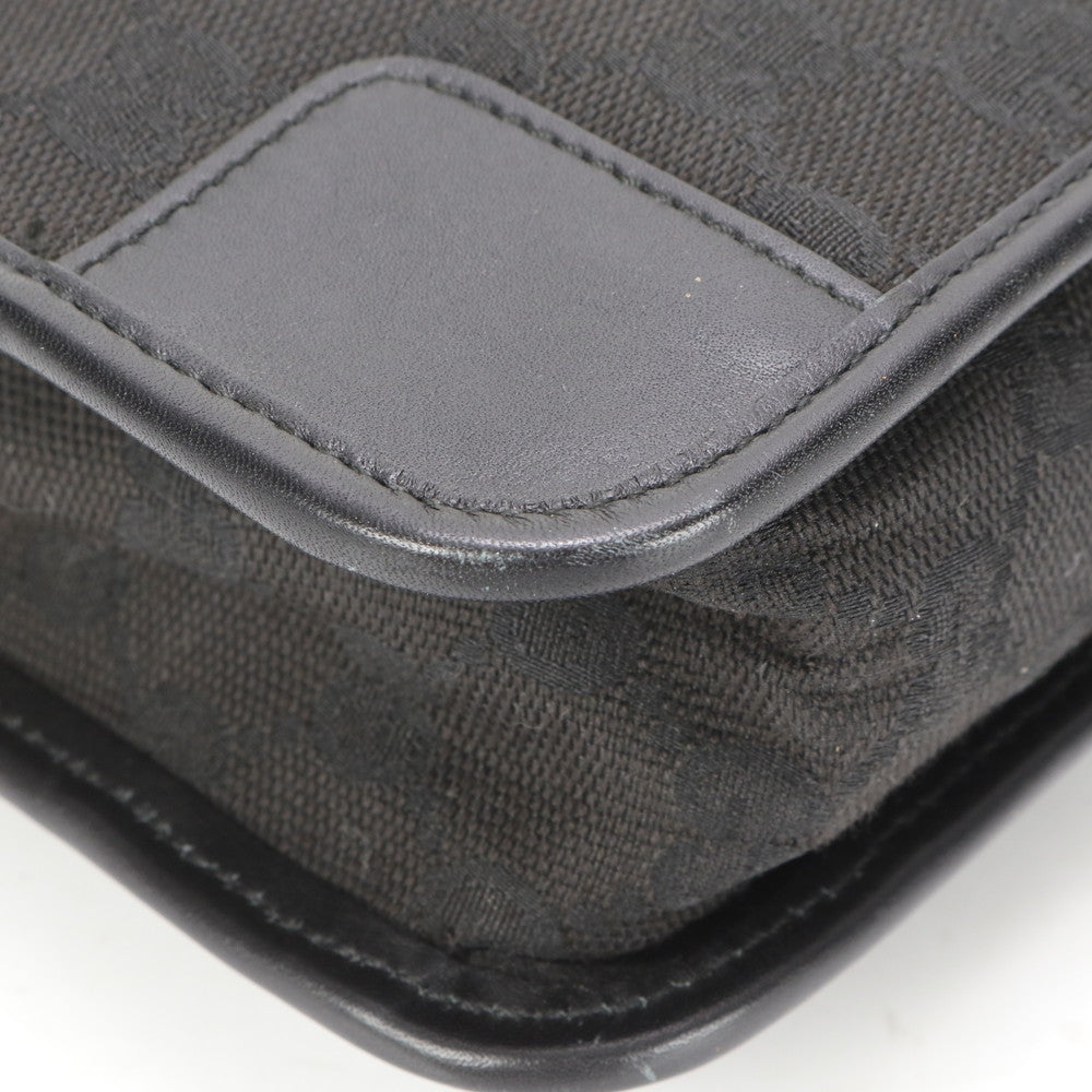 GUCCI Shoulder Bag 001 4206 GG canvas black Sling bag GG canvas