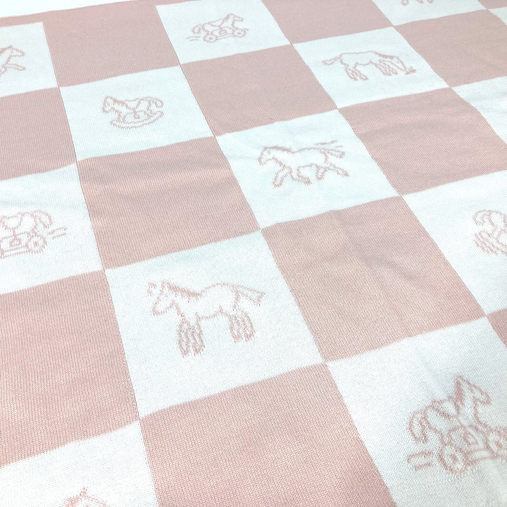 HERMES cotton pink horse cheval Adada