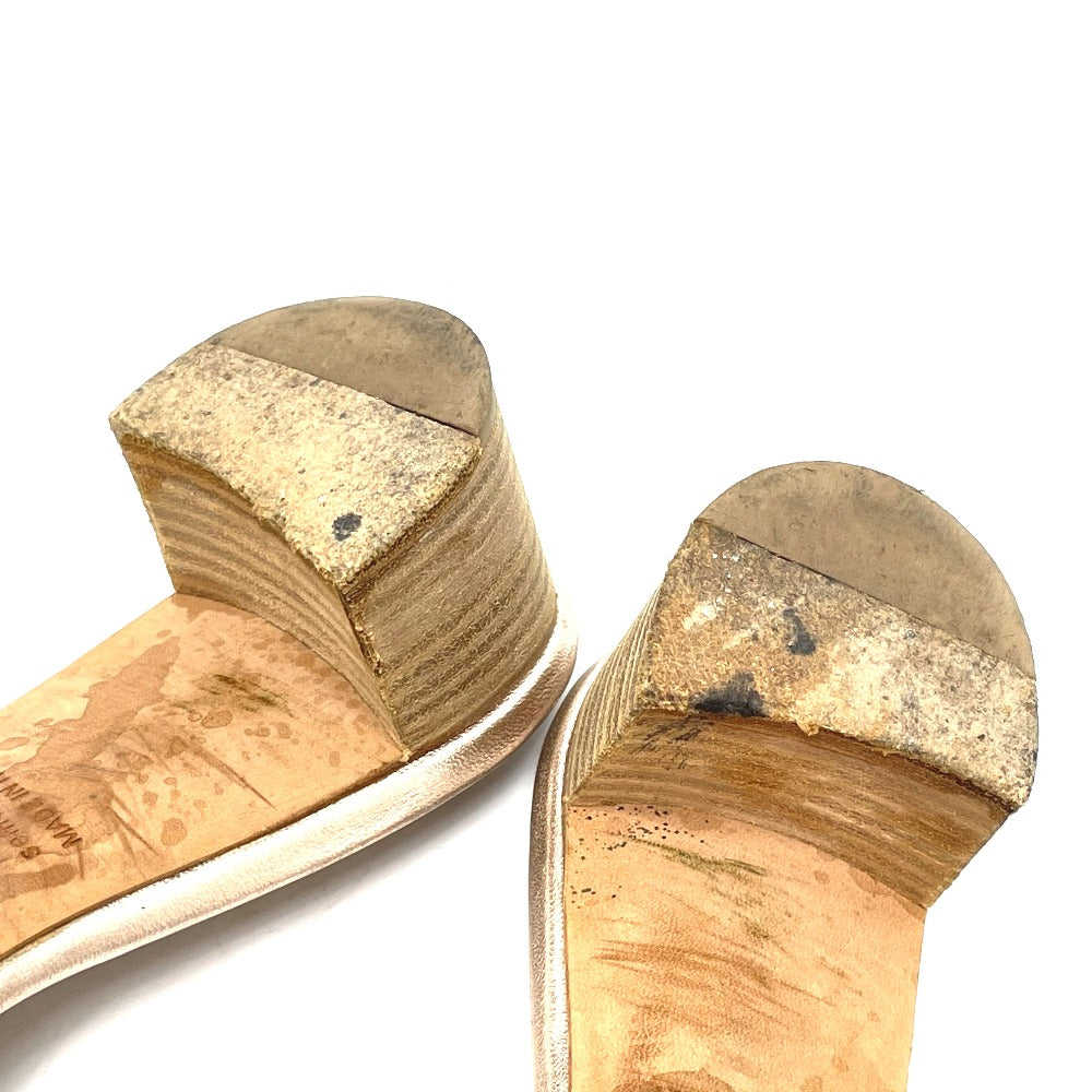 HERMES Sandals leather Beige type H motif Oasis Oasis Women 36.5 Used