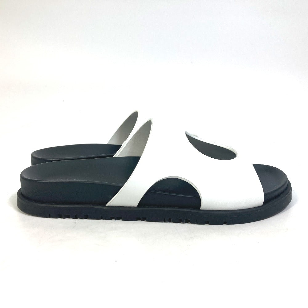 HERMES Sandals leather white edit Women 37 Used