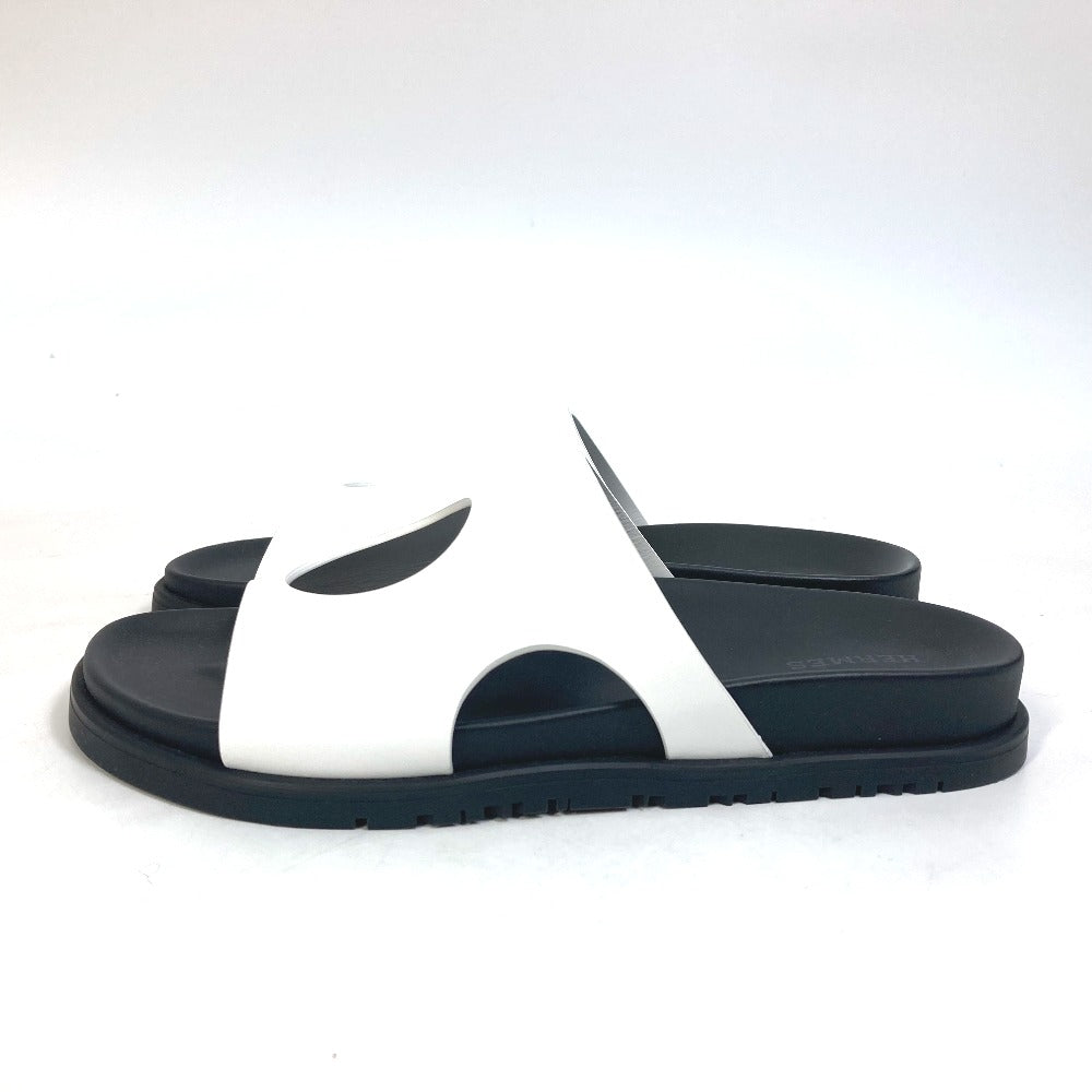 HERMES Sandals leather white edit Women 37 Used
