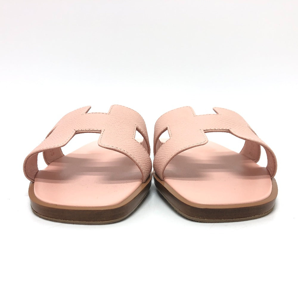 HERMES Sandals Epsom pink Oran Women 36 Used