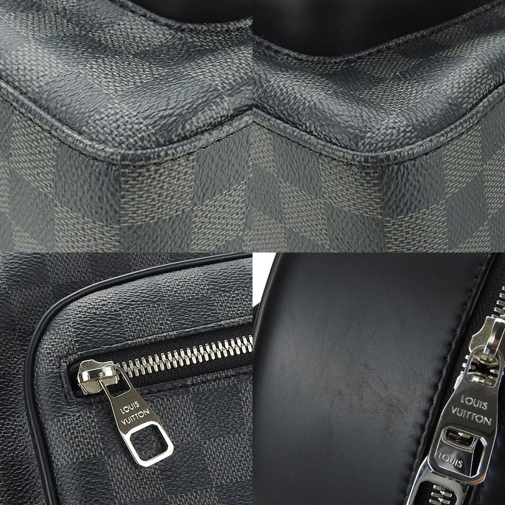 LOUIS VUITTON Backpack N41473 Damier Grafitte black Josh