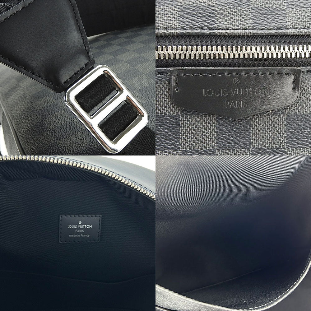 LOUIS VUITTON Backpack N41473 Damier Grafitte black Josh