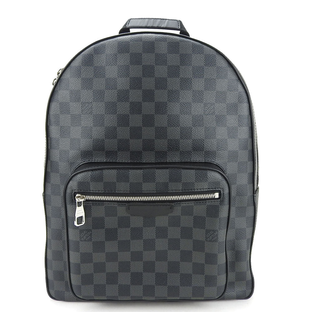LOUIS VUITTON Backpack N41473 Damier Grafitte black Josh