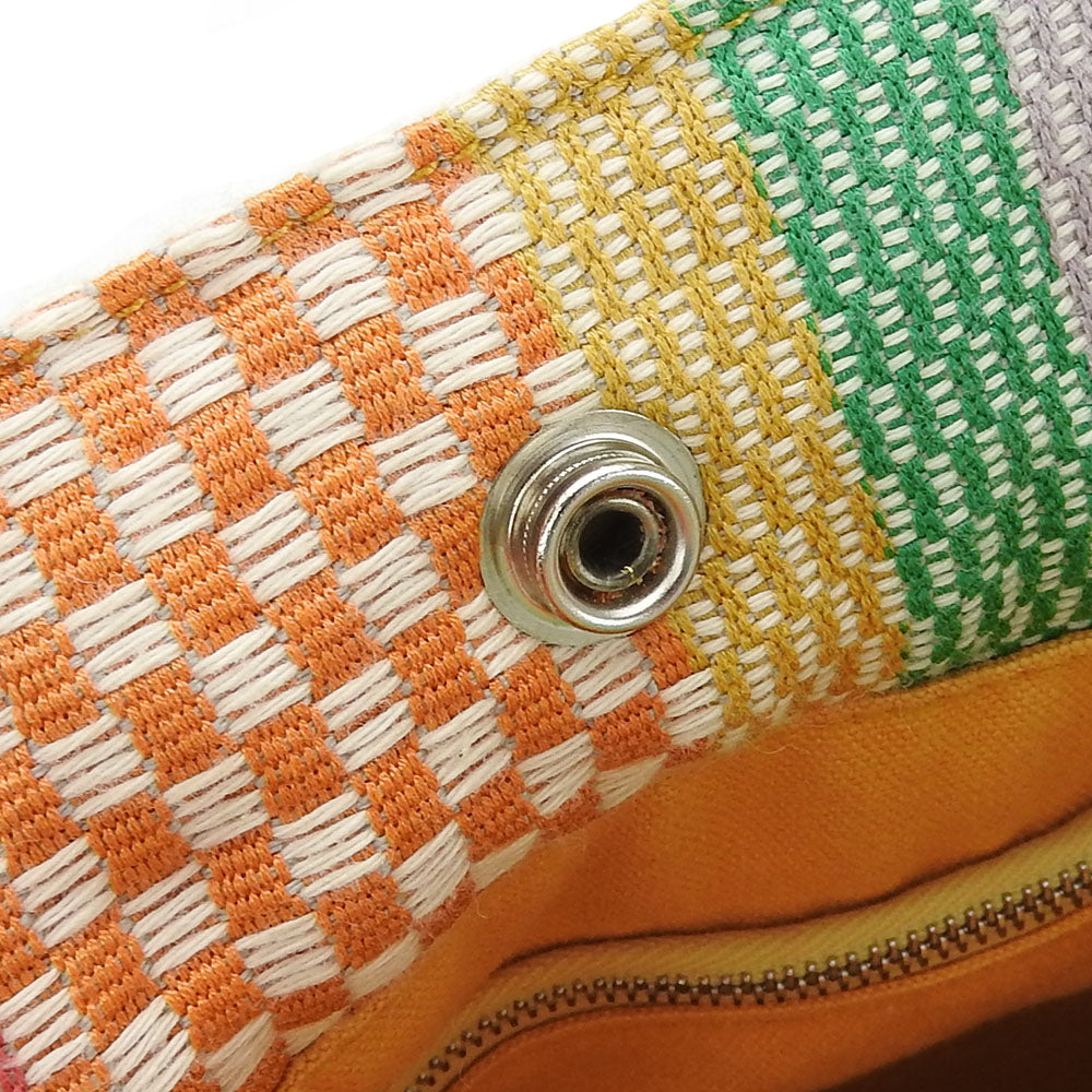 HERMES Handbag canvas multicolor Fool Toe Tote MM Women Used