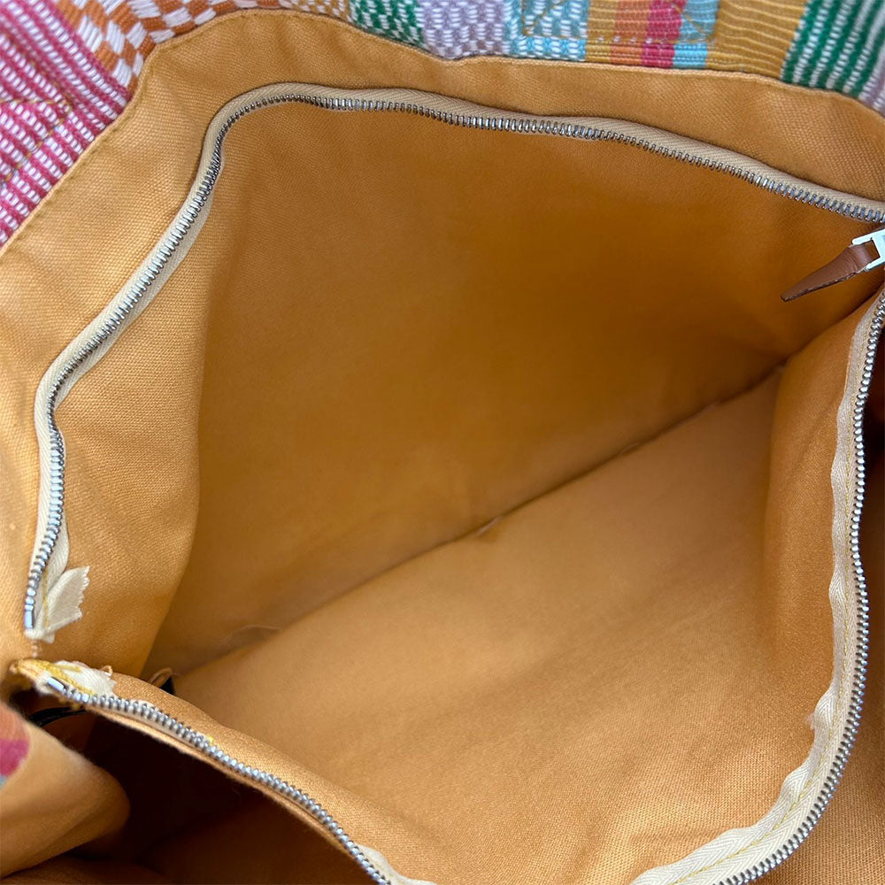 HERMES Handbag canvas multicolor Fool Toe Tote MM Women Used