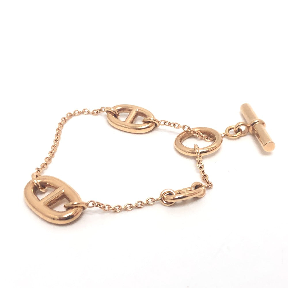 HERMES bracelet 18K Pink Gold gold Chene Dunkle Farandole Women Used
