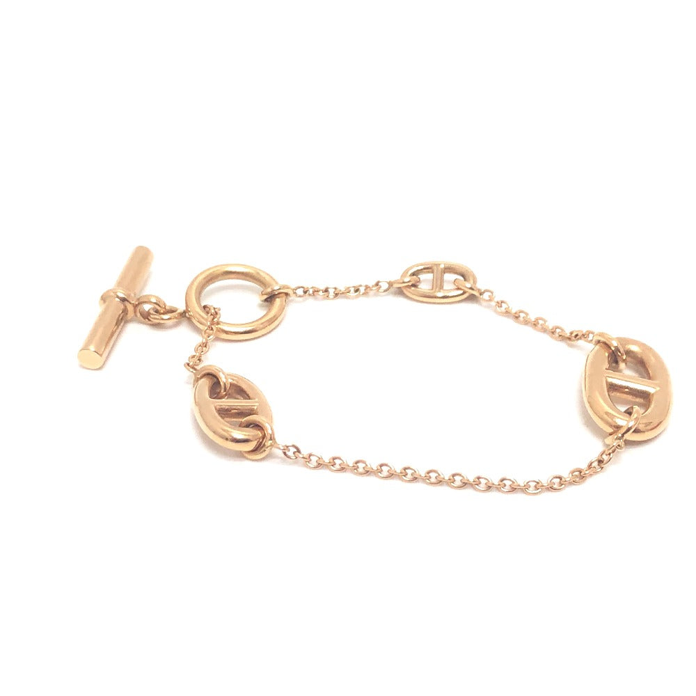 HERMES bracelet 18K Pink Gold gold Chene Dunkle Farandole Women Used