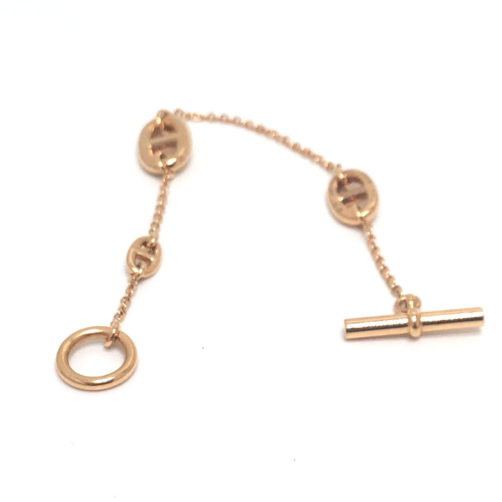 HERMES bracelet 18K Pink Gold gold Chene Dunkle Farandole Women Used