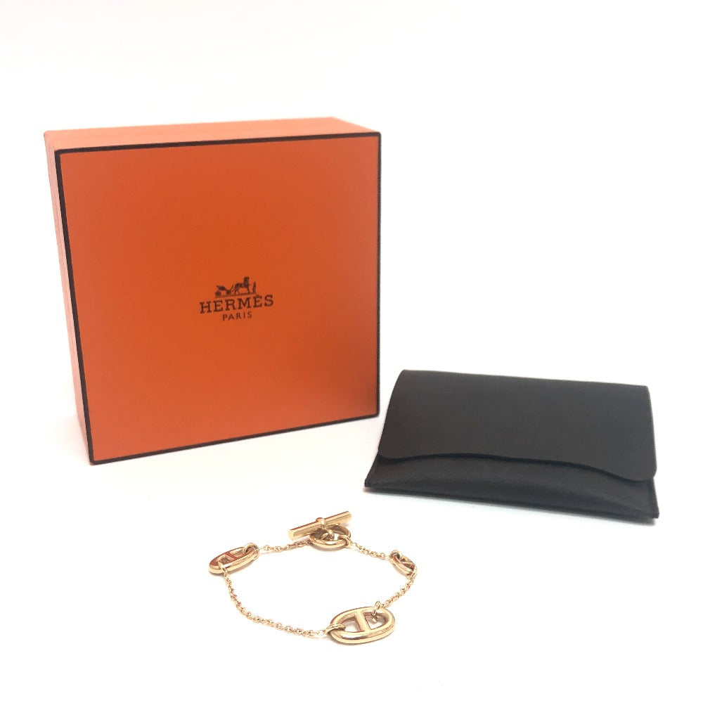 HERMES bracelet 18K Pink Gold gold Chene Dunkle Farandole Women Used