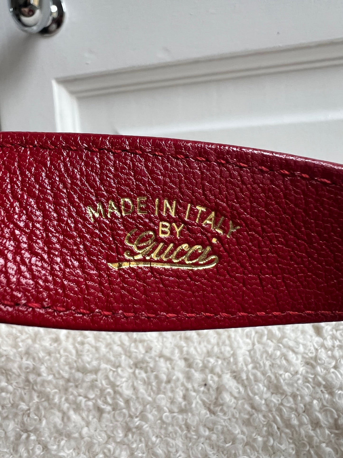 Gucci Red Large Aphrodite Shoulder Bag (RRP £1760)