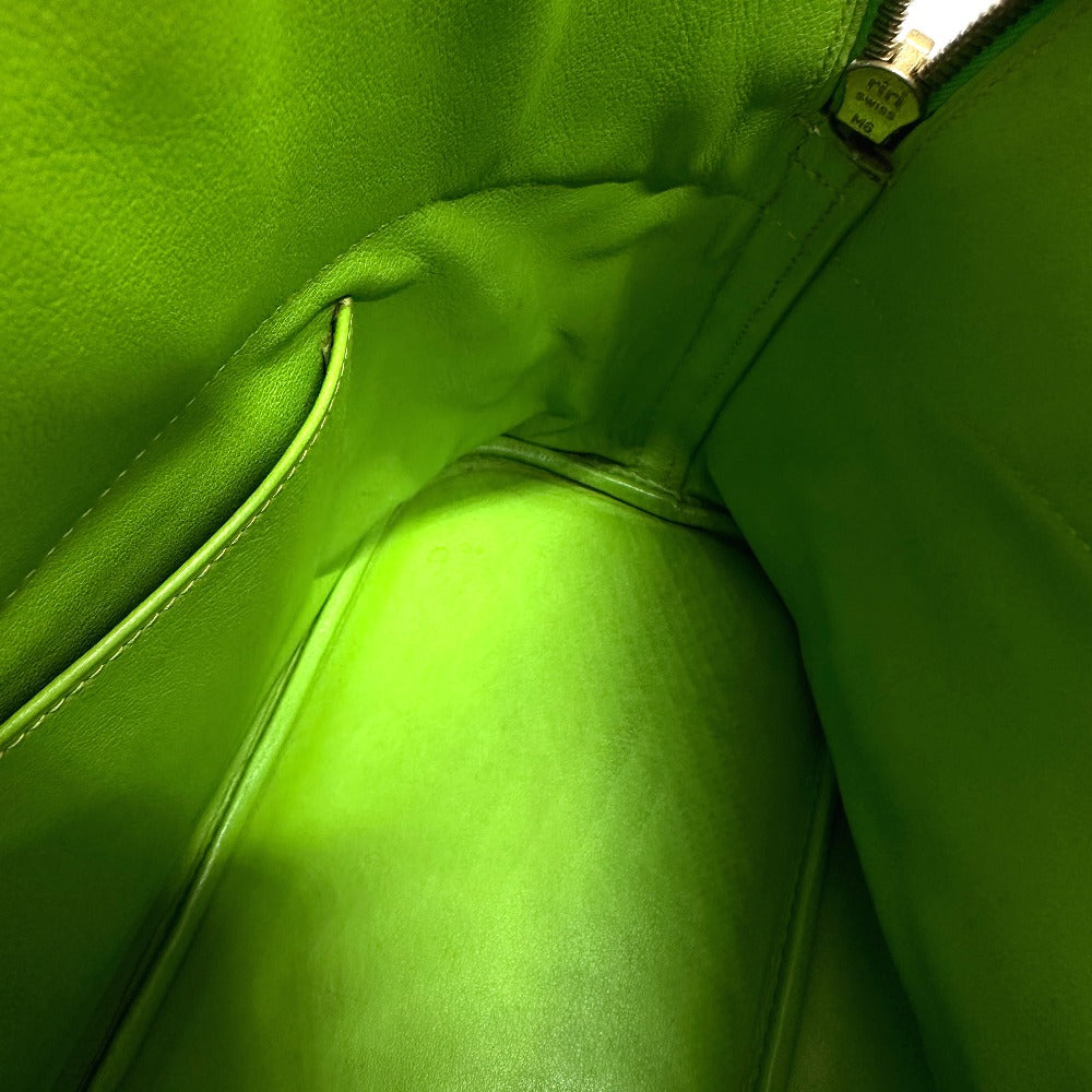 HERMES Handbag Vogarribar green Bored 37 Women Used