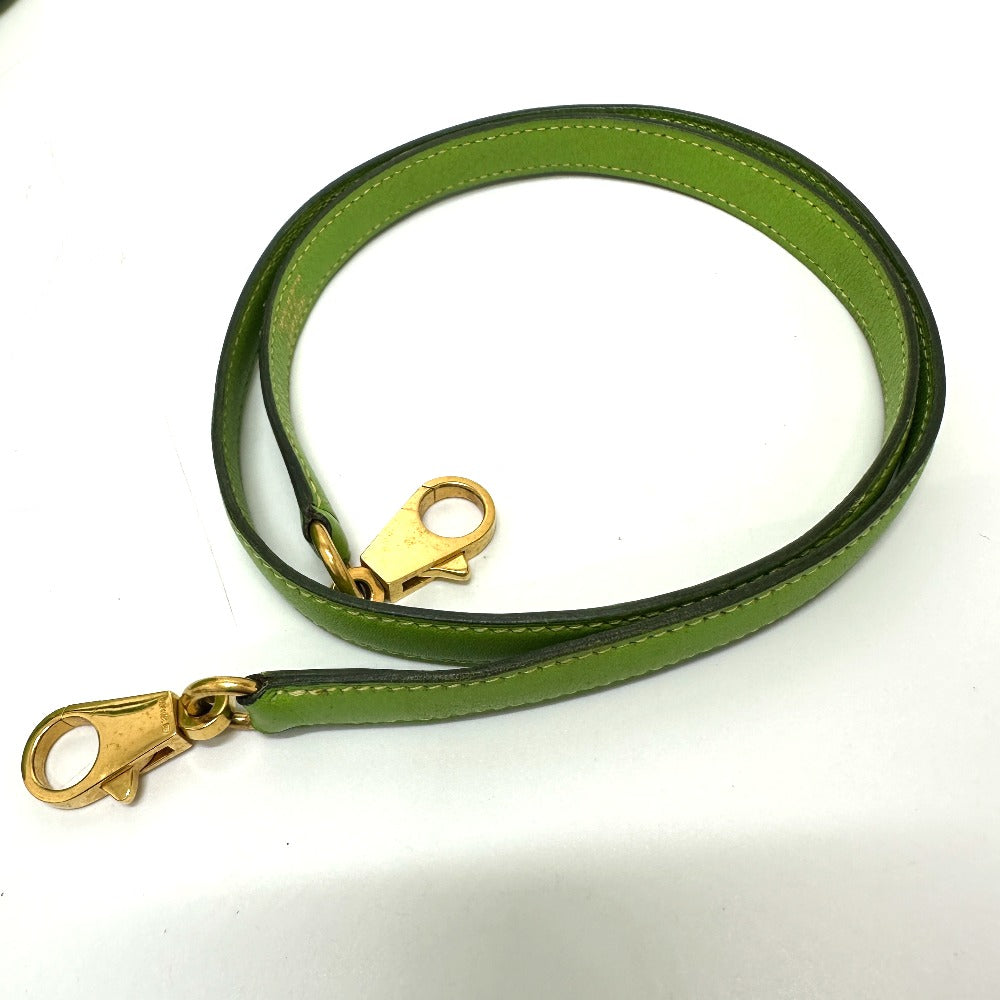 HERMES Handbag Vogarribar green Bored 37 Women Used