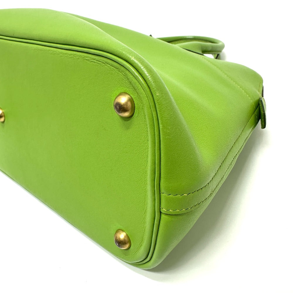 HERMES Handbag Vogarribar green Bored 37 Women Used