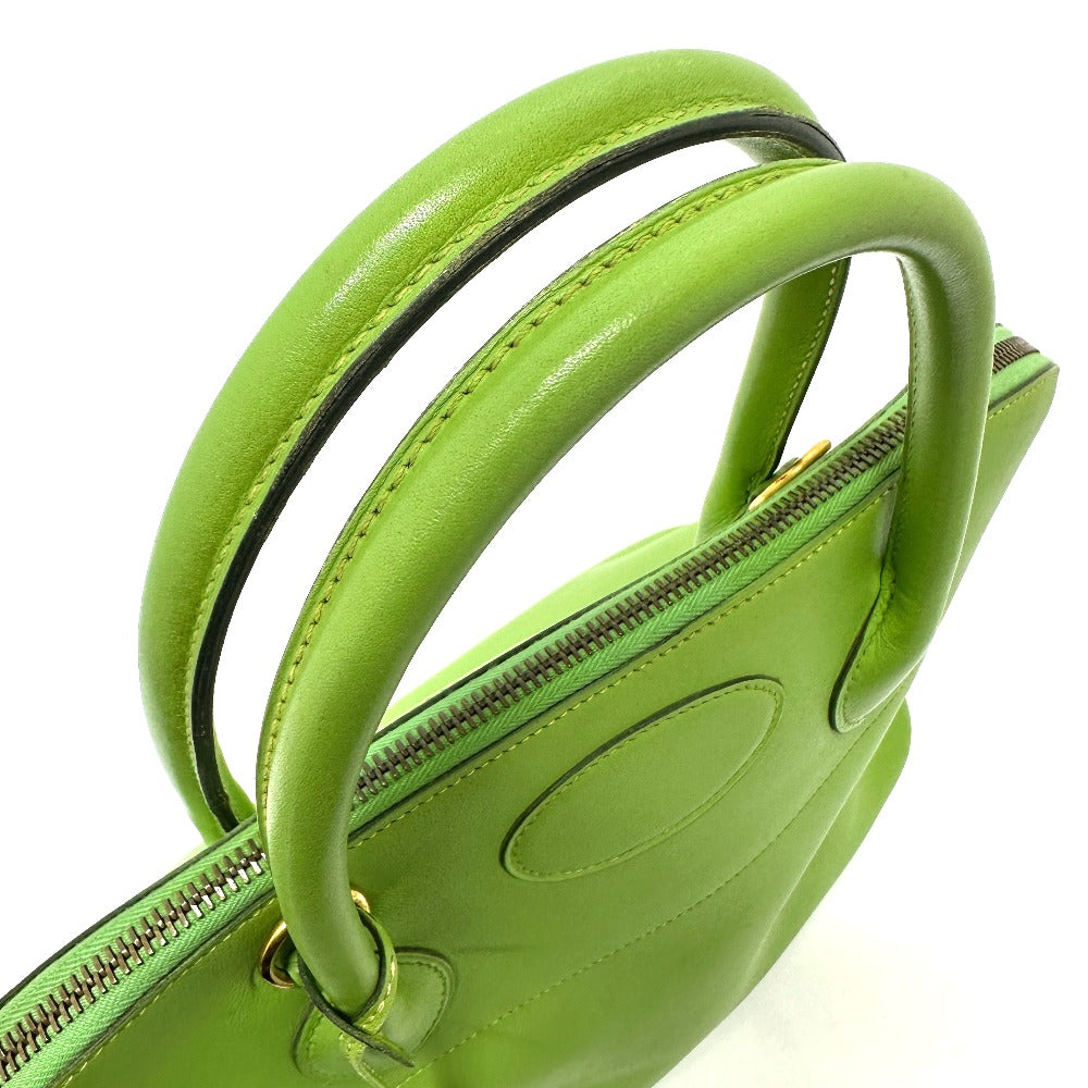 HERMES Handbag Vogarribar green Bored 37 Women Used