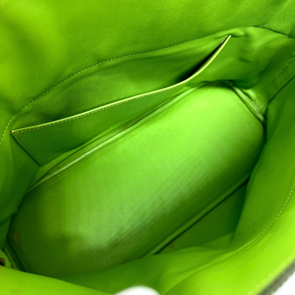 HERMES Handbag Vogarribar green Bored 37 Women Used