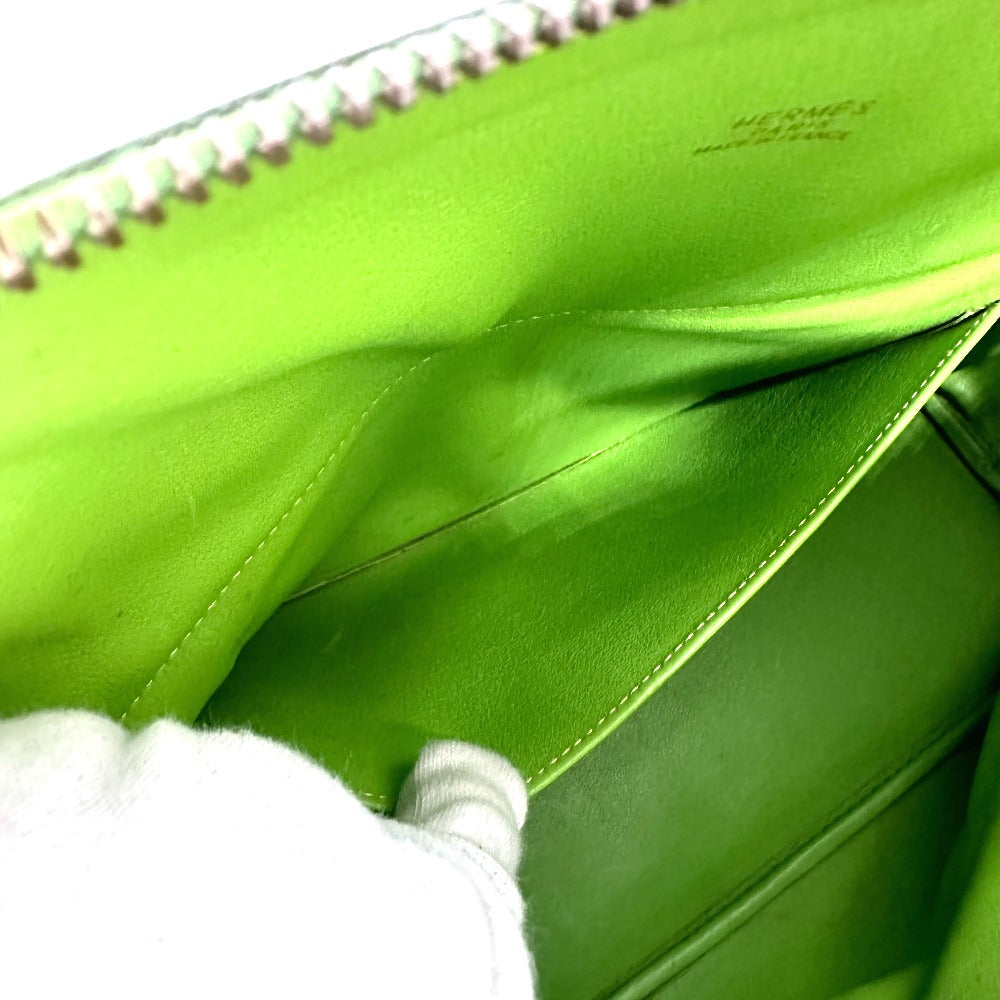 HERMES Handbag Vogarribar green Bored 37 Women Used
