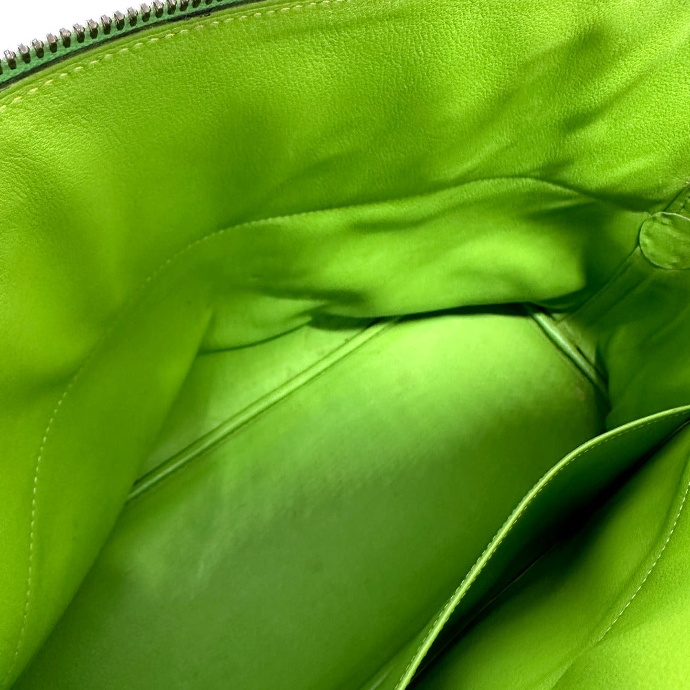 HERMES Handbag Vogarribar green Bored 37 Women Used
