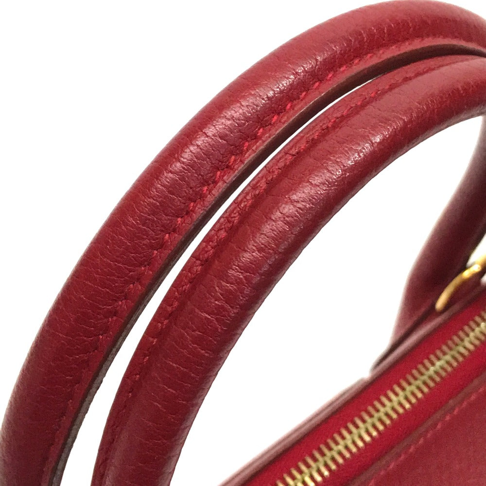 HERMES Handbag Fjord Gold Metal Bored 37 Women Used
