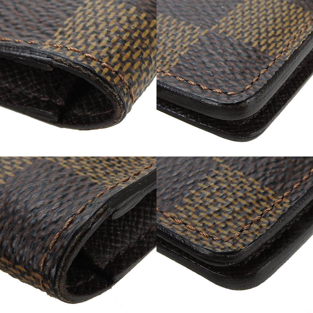 LOUIS VUITTON Bill Compartment N61823 Damier Brown Porto Barrut Cult Credit