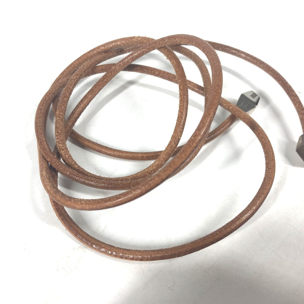 HERMES belt leather beige String belt Women Used