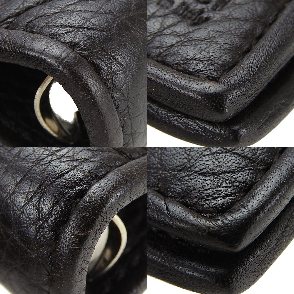 GUCCI System organizer 245821 leather Dark brown unisex(Unisex) Used