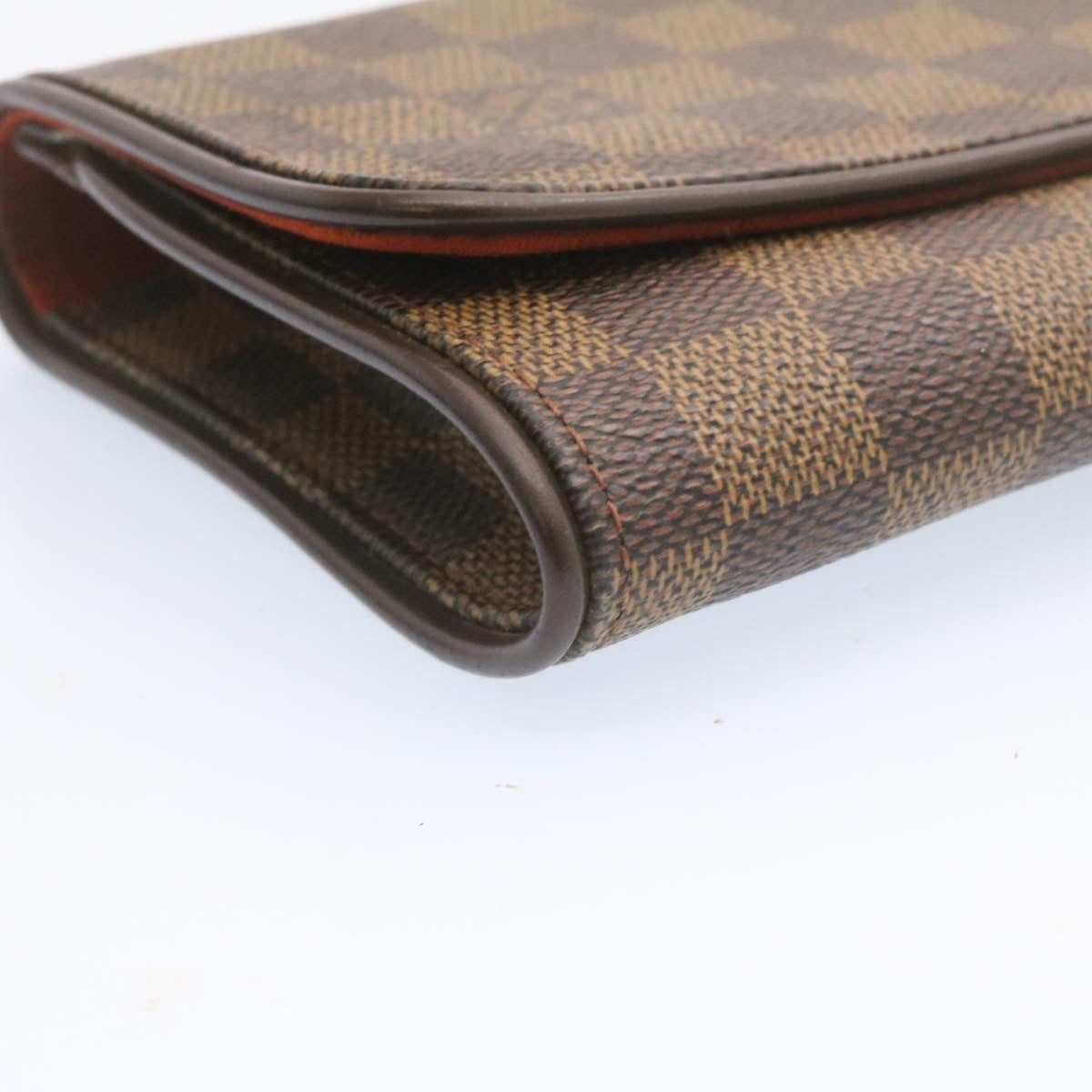LOUIS VUITTON Damier Ebene Pochette Twin GM Shoulder Bag N51851 LV Auth 24679A