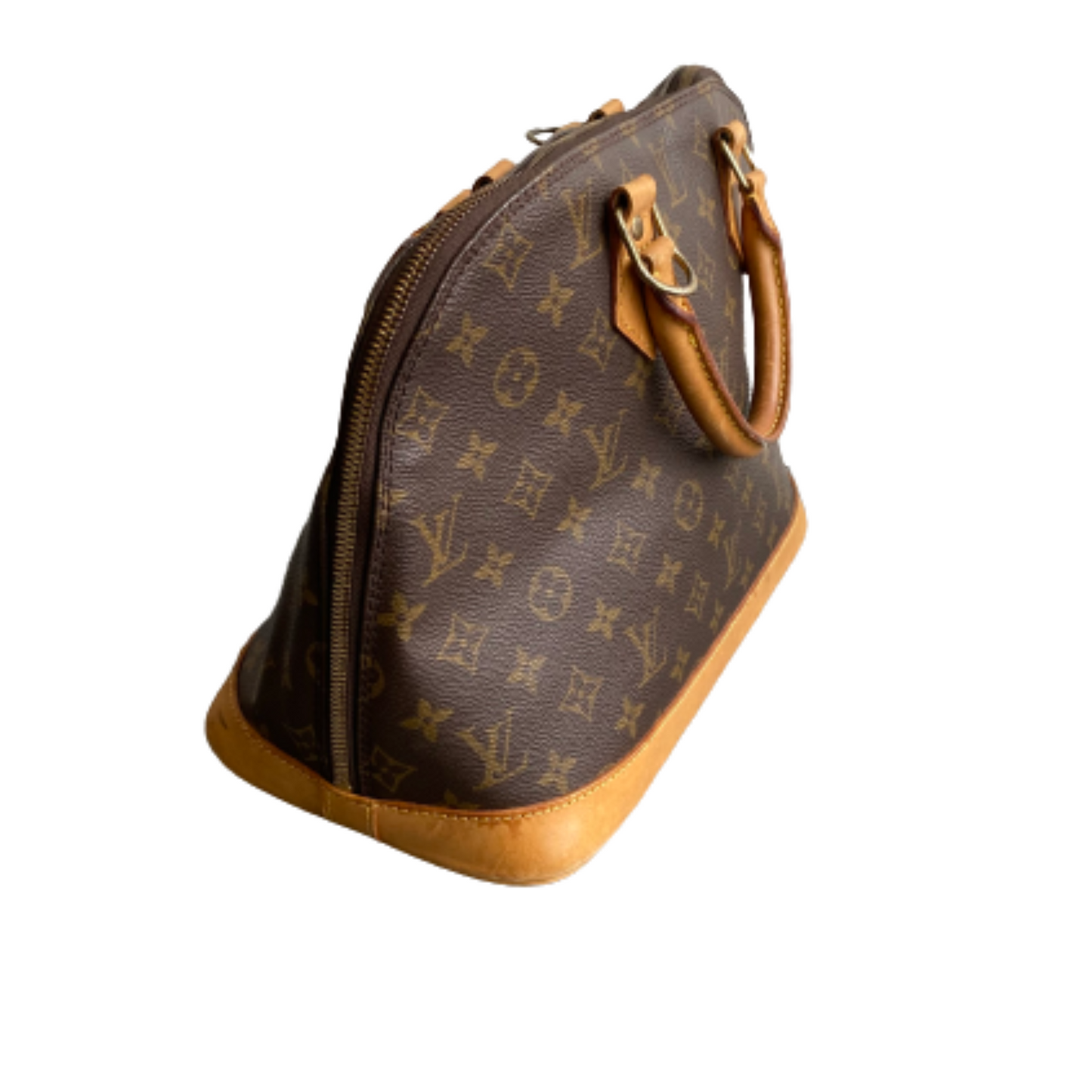 Louis Vuitton Brown Canvas Alma handbag bag
