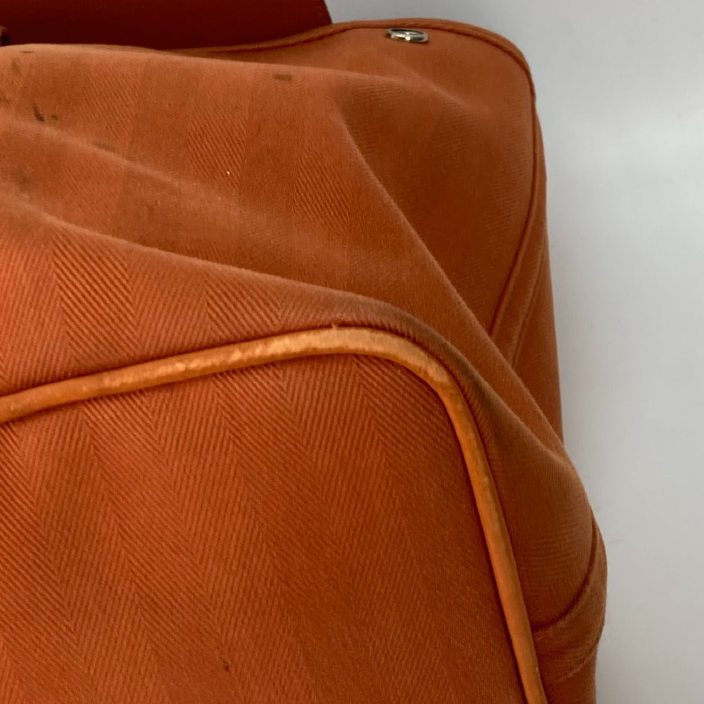 HERMES Tote Bag Canvas / Leather Orange bag handbag Valparaiso MM Women Used