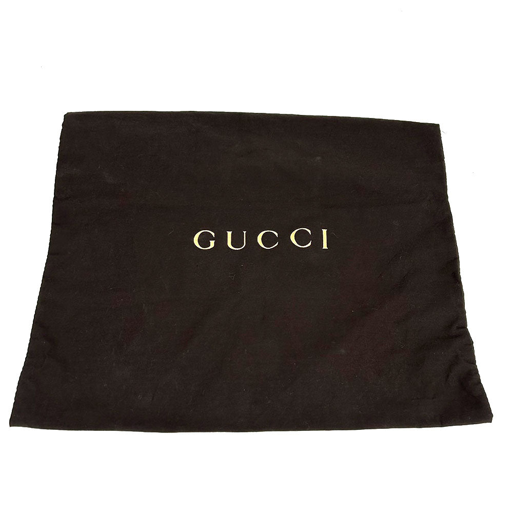 GUCCI Handbag 368827 leather black Swing Small Women Used