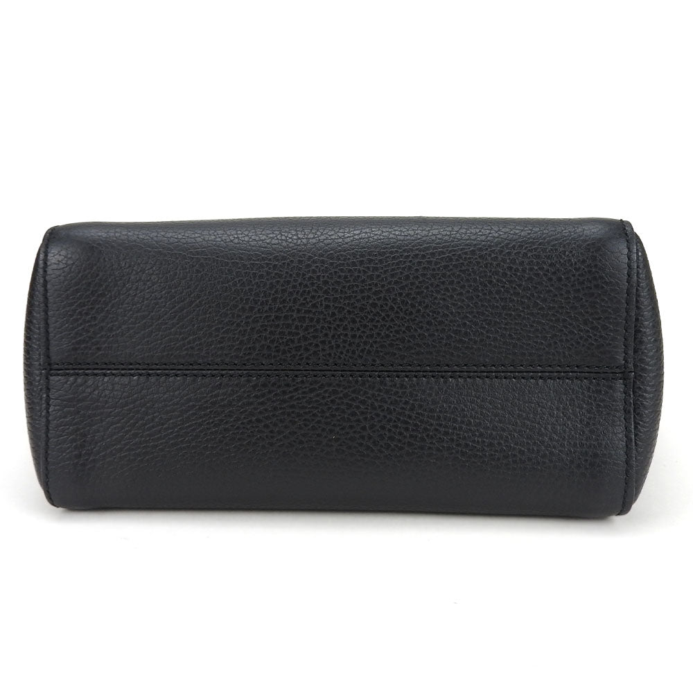 GUCCI Handbag 368827 leather black Swing Small Women Used