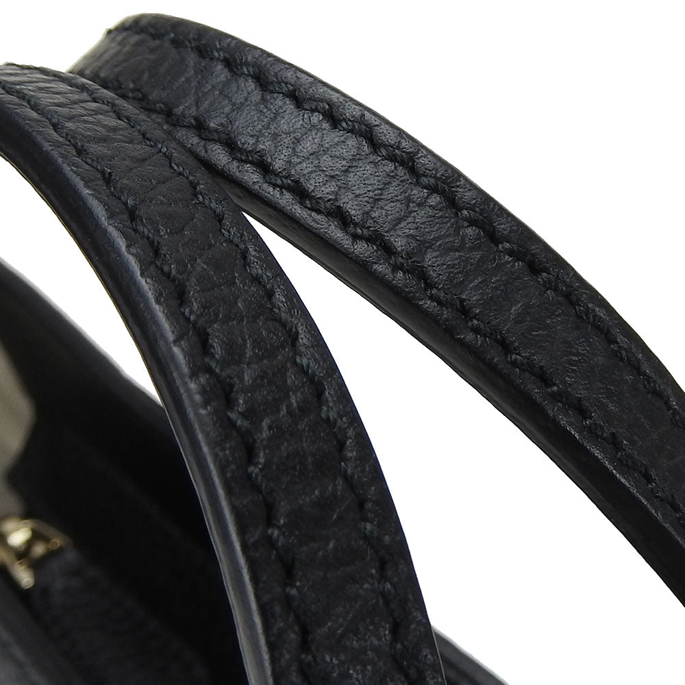 GUCCI Handbag 368827 leather black Swing Small Women Used