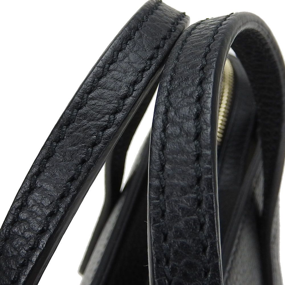GUCCI Handbag 368827 leather black Swing Small Women Used