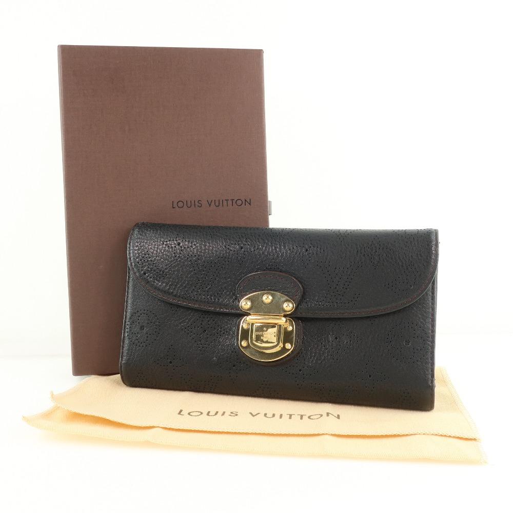 Louis Vuitton Black Leather Amelia wallet accessories
