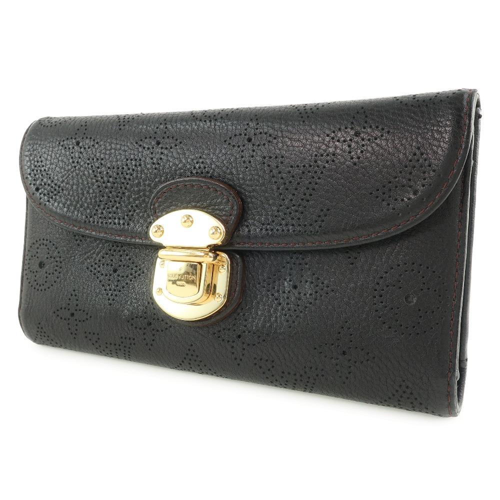 Louis Vuitton Black Leather Amelia wallet accessories