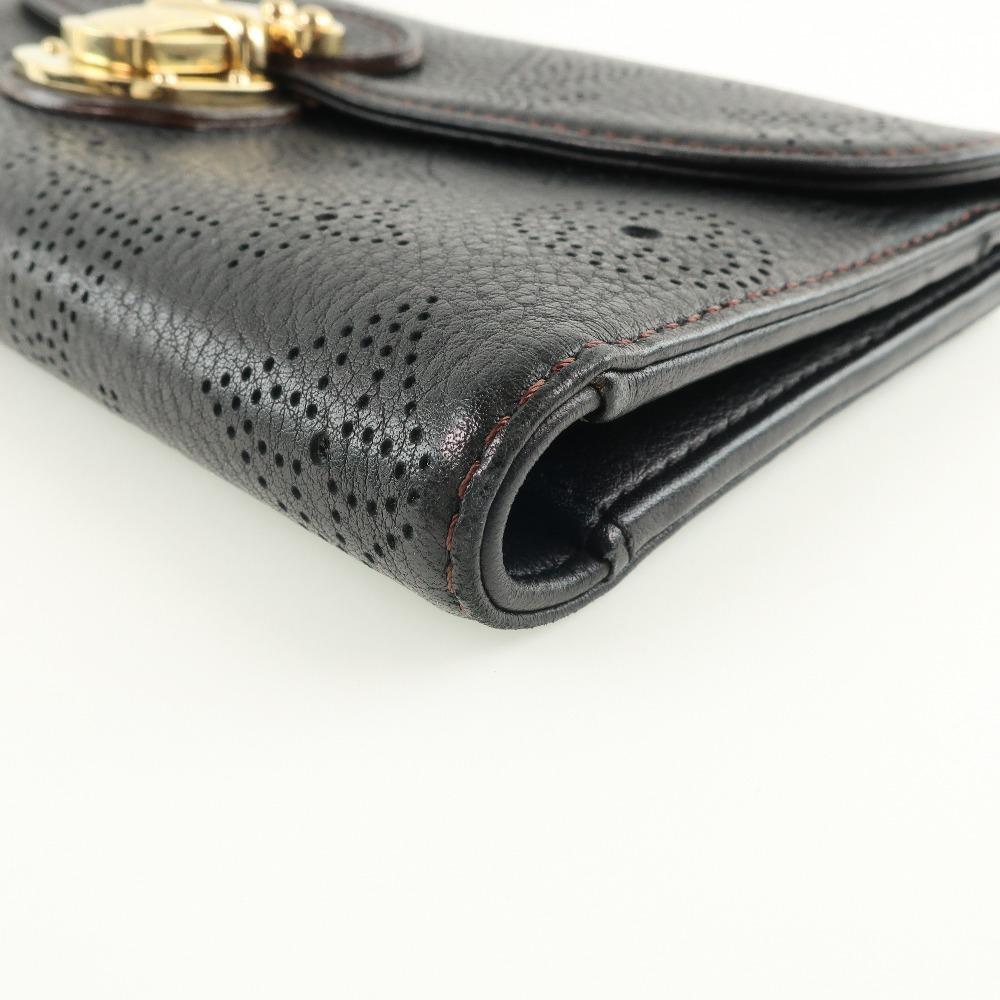 Louis Vuitton Black Leather Amelia wallet accessories