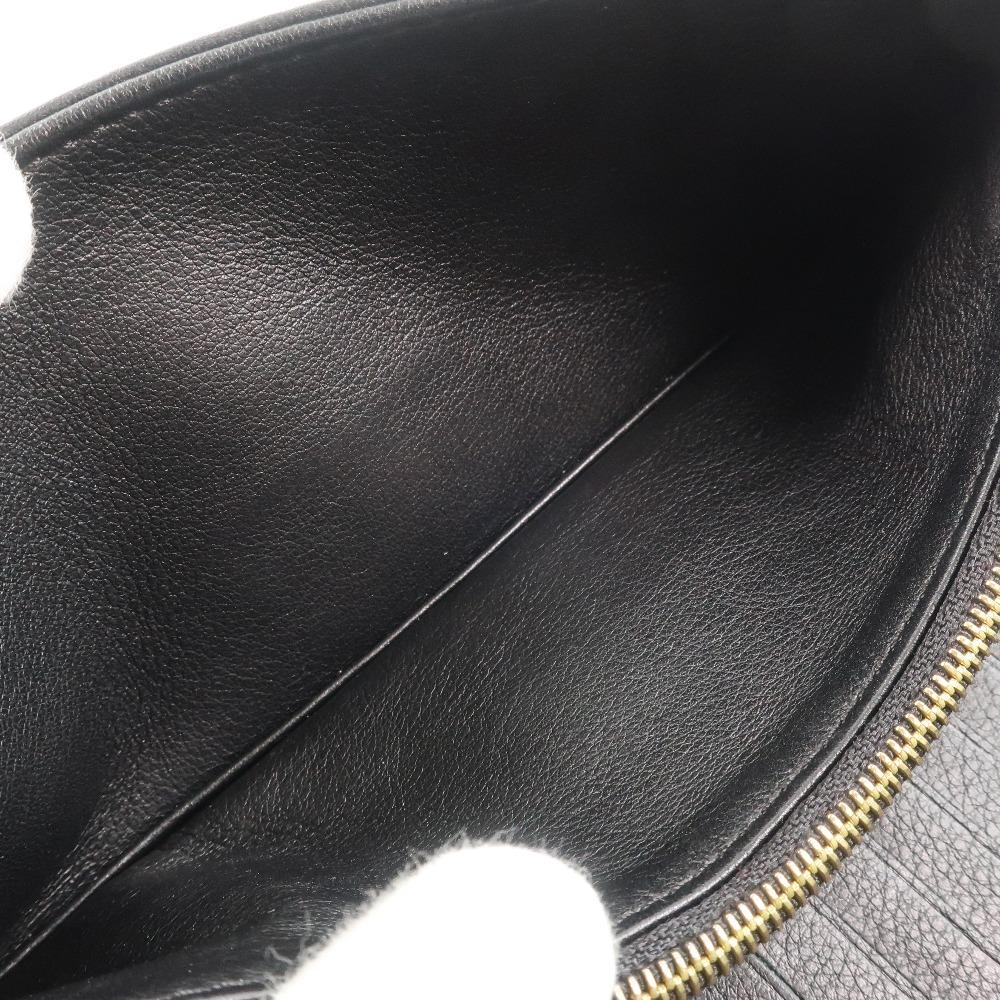 Louis Vuitton Black Leather Amelia wallet accessories
