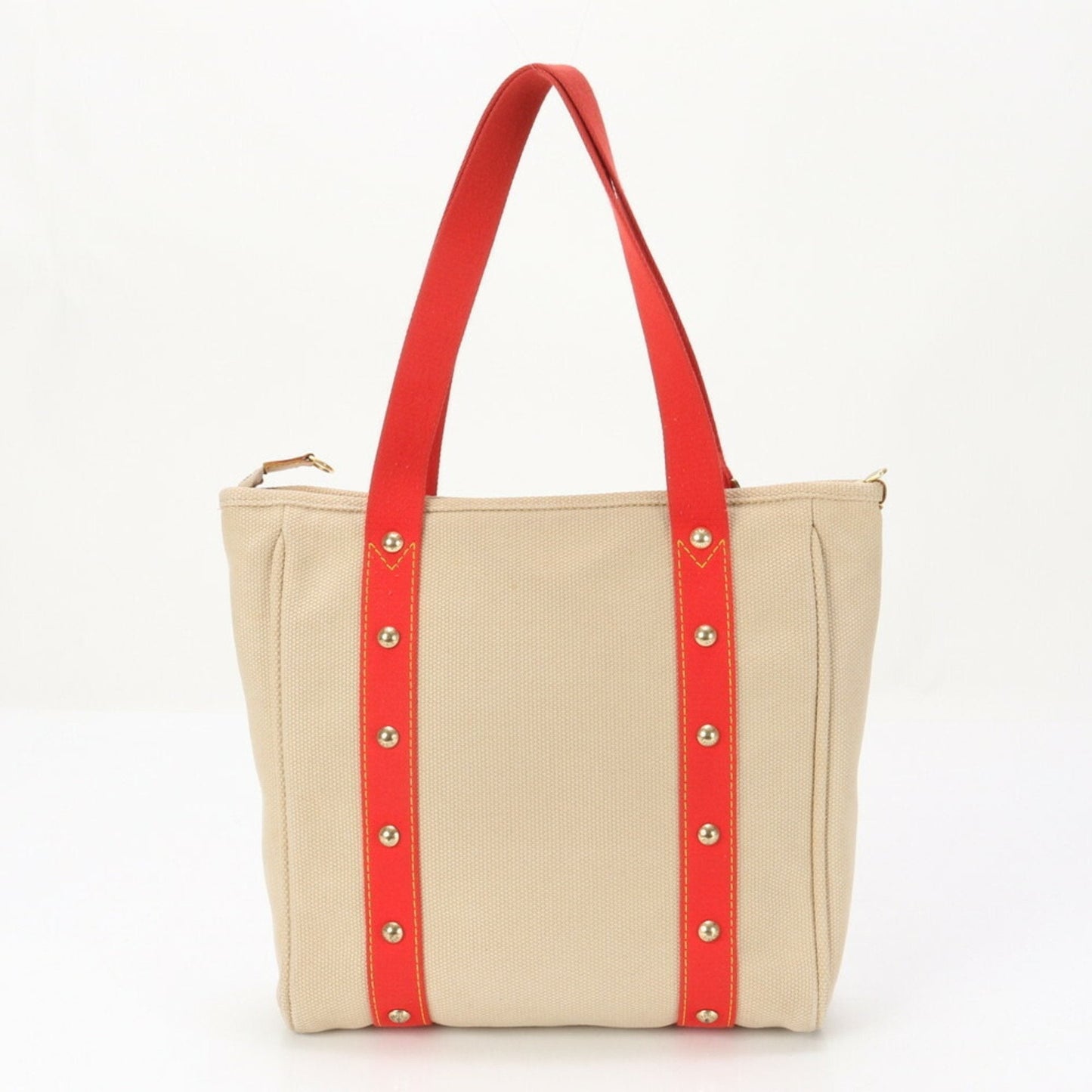 Louis Vuitton Antigua  Leather Canvas Handbag