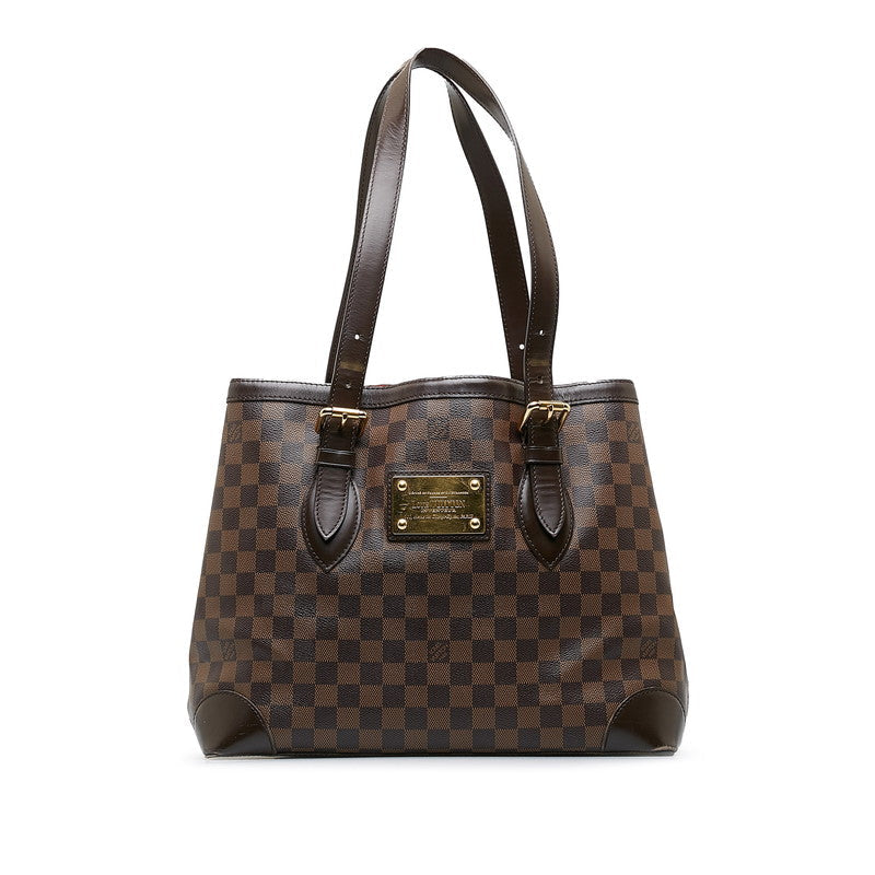 Louis Vuitton Damiere Hamsted MM Handbag N51204 Brown PVC  Louis Vuitton