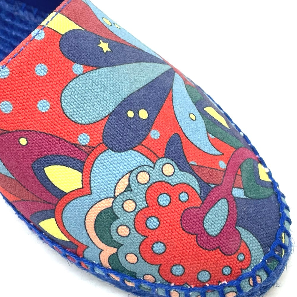 HERMES Slip-on cotton multicolor Espadrille Women 35 Used